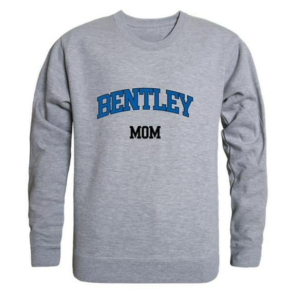 Bentley University Falcons Mom Crewneck Sweatshirt, Heather Grey - Extra Large