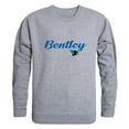 thumbnail image 1 of Bentley University Falcons Script Crewneck Sweatshirt, Heather Grey - Large, 1 of 1