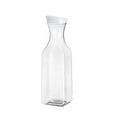 Bentne 50oz Juice Carafe with White Lids 50 Oz Carafes for Bar Drink