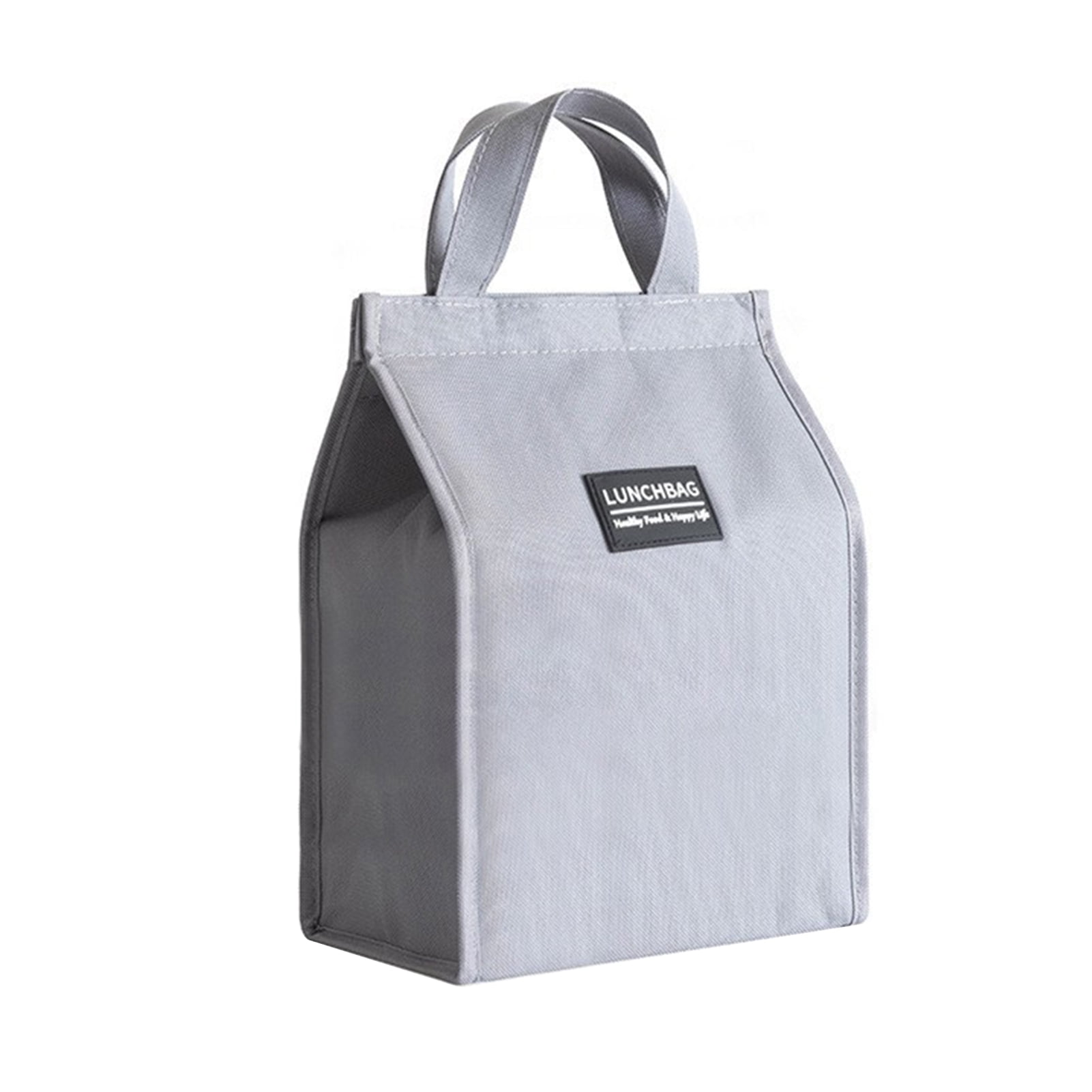 Bento Bag with Handle Cold Insulation Heat Preservation Fastener Tape