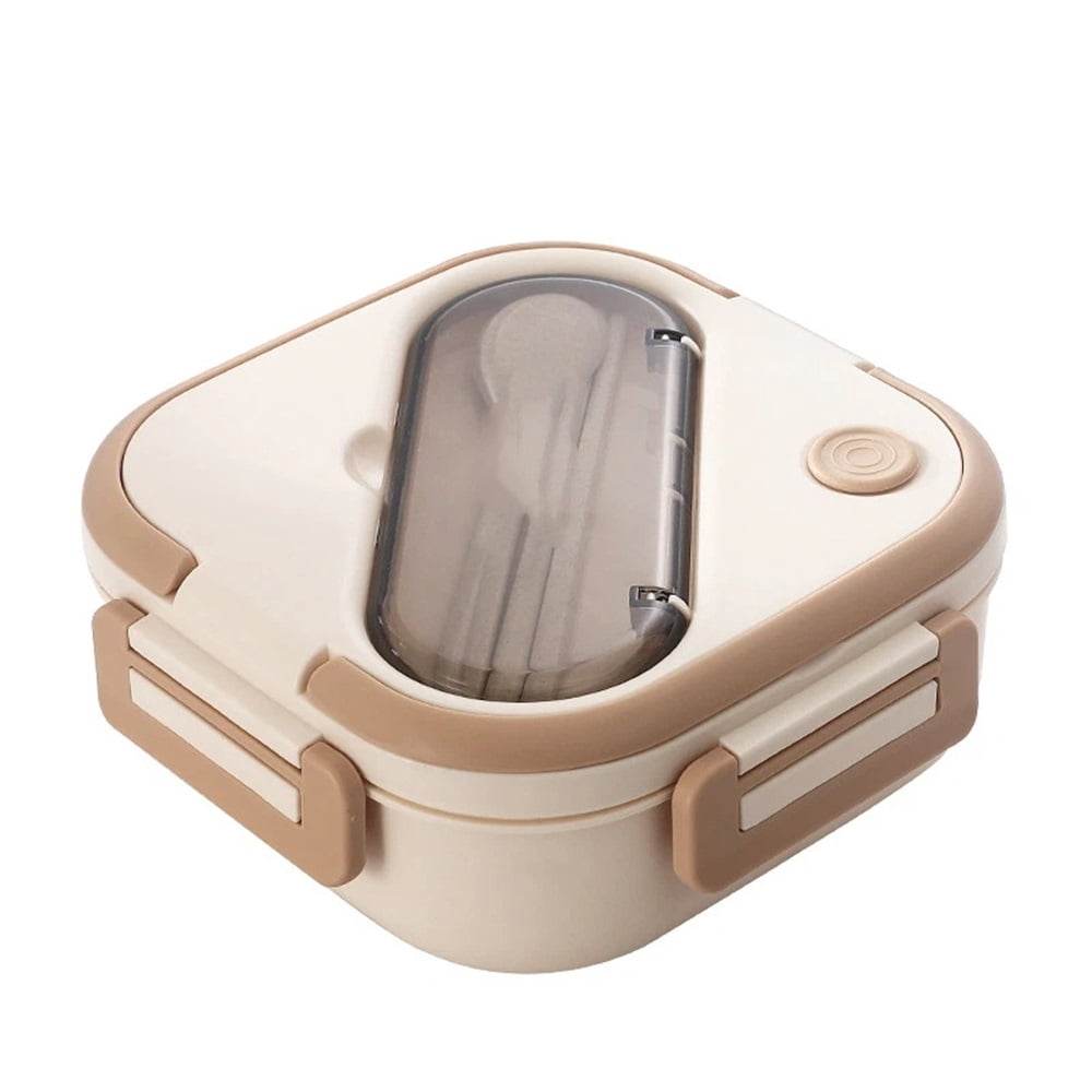 Bento Box, 1300ml Leakproof Lunch Box, Easy To Open And Close, Food Storage Container For Outings, Picnics, And Travels (3 Compartments)