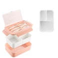 thumbnail image 1 of Bento Box Adult – 1100 ML Lunch Containers with 3 Compartments, Leak-Proof, Includes Spoon & Fork, BPA Free, Microwave & Dishwasher Safe(Upgraded version), 1 of 8