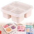 thumbnail image 1 of Bento Box Adult Lunch Box, 3 Compartment Meal Prep Containers with Lids, Lunch Box Containers for Adults Men Women, Food Storage Containers - Microwave, Dishwasher Safe, 1 of 9