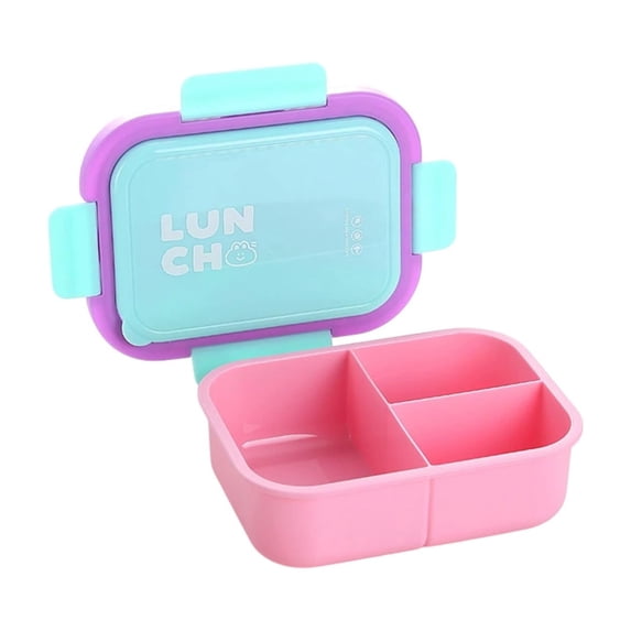 Bento Box Adult Lunch Box,40 Oz Food Container with 3 Compartments | Microwave & Dishwasher Safe | Cute Double-layer Lunchbox for Outdoor Picnic Use & Office Food Prepare,