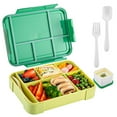 thumbnail image 1 of Bento Box Adult Lunch Box, Lunch Containers for Adults, 1330 ML Food Container With 5 Compartments, Including Utensils Set, Sauce Jar, Leak-Proof, Microwave, Dishwasher Safe, 1 of 7