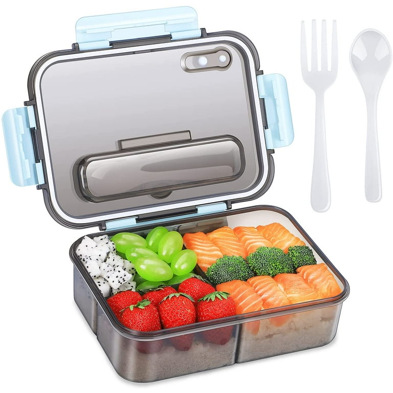 NEW TEVIKE Meal Prep Container: Convenient Bento Box Adult Lunch Box  Leak-Proof