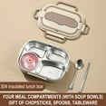 thumbnail image 1 of Bento Box,Bento Box Adult Lunch Box,Bento Lunch Box for,Portable Stainless Steel Lunch Box,Insulation Box,Lunch Box,Outdoor Lunch Box, 1 of 5