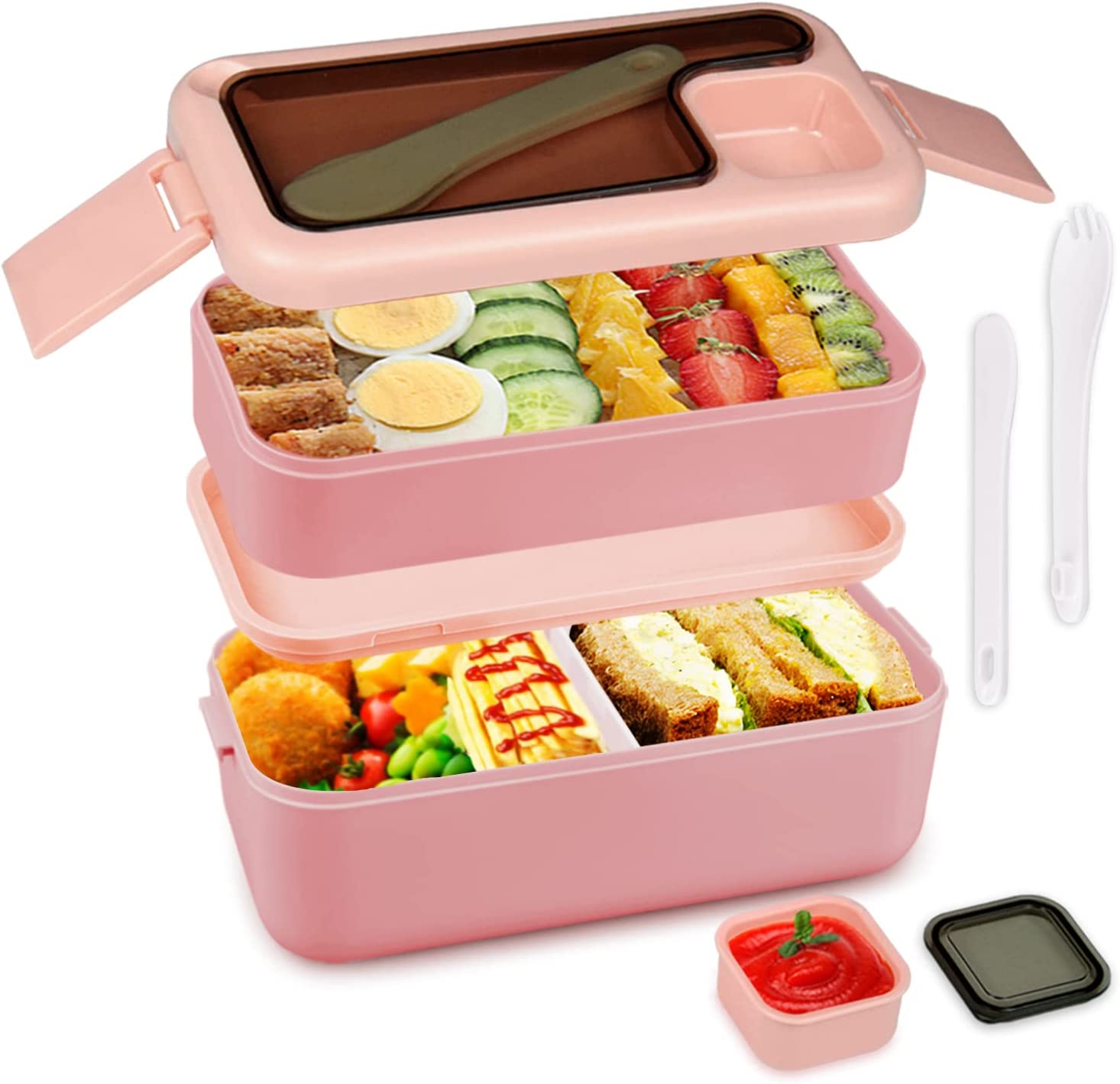 Bento Box,Bento Box Adult Lunch Box,Ideal Leak Proof Lunch Box