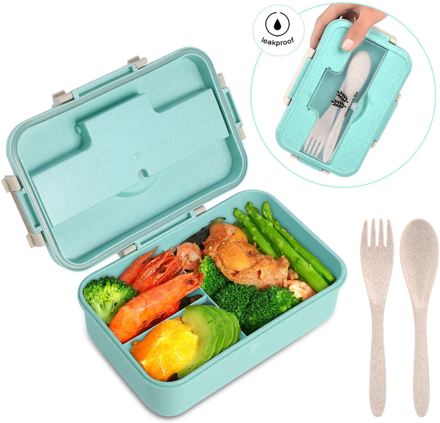 https://i5.walmartimages.com/seo/Bento-Box-For-Kids-Adults-Lunch-With-3-Compartment-Wheat-Fiber-Leak-Proof-Food-Container-Spoon-Fork-1200ML-Boxes-Containers-Men-Women-Green_de9a412d-44fd-4fb8-a955-1b845d6bc85b.c561fb1a439e3ea6166240e37a67c56c.jpeg