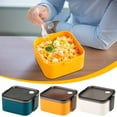 thumbnail image 1 of Bento Box Insulated Lunch Box,Large Capacity Lunch Box for Easy Carrying,Salad Lunch Container,Rectangle Soup Containers,Reusable Food Preserving Tray for Lunch Snacks Fruits, 1 of 6