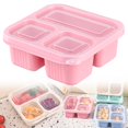 thumbnail image 1 of Bento Box Adult, 3 Compartments Lunchable Meal Prep Containers Lunch Containers, Reusable Snack Containers with Lids, Snack Boxes for Work, and Travel, 1 of 9