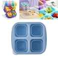 thumbnail image 1 of Bento Box,Lunch Box,4 Compartment Lunchable Container,Reusable Microwaveable Food Storage Container,Bento Snack Box with Transparent Lids,No BPA Fruits Container for Adults, 1 of 8