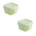 thumbnail image 1 of Bento Box, Lunch Box - Dienrx Mini Plastic Food Storage Containers with Lids Small Airtight Containers Square Classroom Lunch Containers for Teens Leftover Food Containers, Storage Box*2, 1 of 6