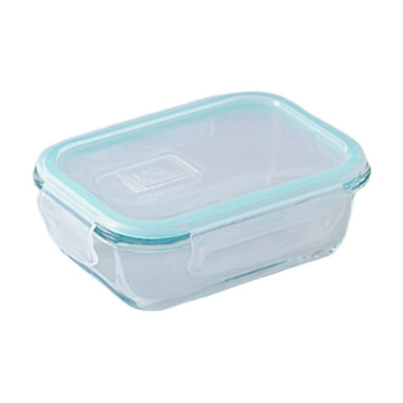 Bento Box, Lunch Box and Meal Prep Container with Airtight Lid, Glass Food Storage Container for Fresh-Keeping and Microwave Safe, Suitable for Indooor Outdoor