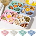 thumbnail image 1 of Bento Box Snack Container with Five Compartments for Meal Prep, Reusable Minors Lunch Box for Educational and Travel, Leak-resistant Food Storage Organizer, Topliu, 1 of 8
