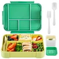 thumbnail image 1 of Bento Box for Adult, Lunch Containers for Adults, LeakProof Lunch Box with Utensils, BPA Free green, 1 of 9