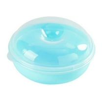 Bento Box for Breakfast & Lunch | Round Microwave & Freezer Safe Food Storage Container | Portable Fruit Nut Snack Box | 13.5x12.5x6.5cm