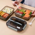 thumbnail image 1 of Bento Boxes, 1100ML Bento Lunch Box, Bento Box With Compartments, Leakproof Lunch Containers for Office, 1 of 9