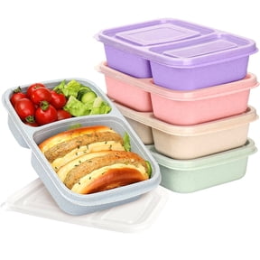 Bento Boxes - Lunch Box 950ML 2-Compartment Lunch Container, Food Storage Containers for Schoo,5 Pack
