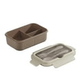 thumbnail image 1 of Bento Boxes for Adults - 1200 ML Bento Lunch Box Container with Spoon & Fork - 3 Compartments, Leak-Proof,Durable, BPA-Free and Food-Safe Materials, 1 of 6