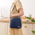 thumbnail image 1 of LanSuare Bento Lunch Bag, Insulated Food Container with Ice Pack, Aluminum Foil Thermal Bag, Picnic Freshness Keeper, 1 of 3