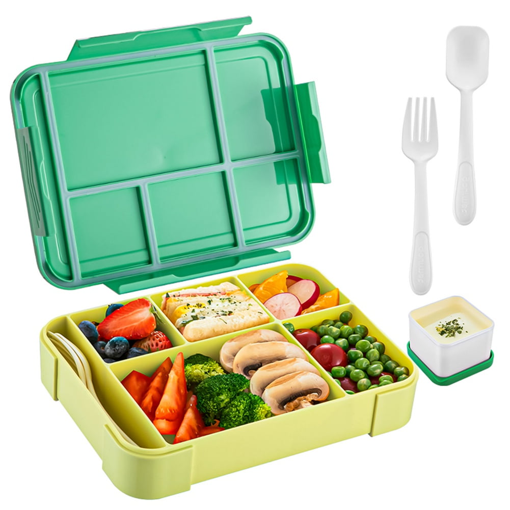 Bento Lunch Box 1330ML Lunch Box With Spoon & Fork, Lunch