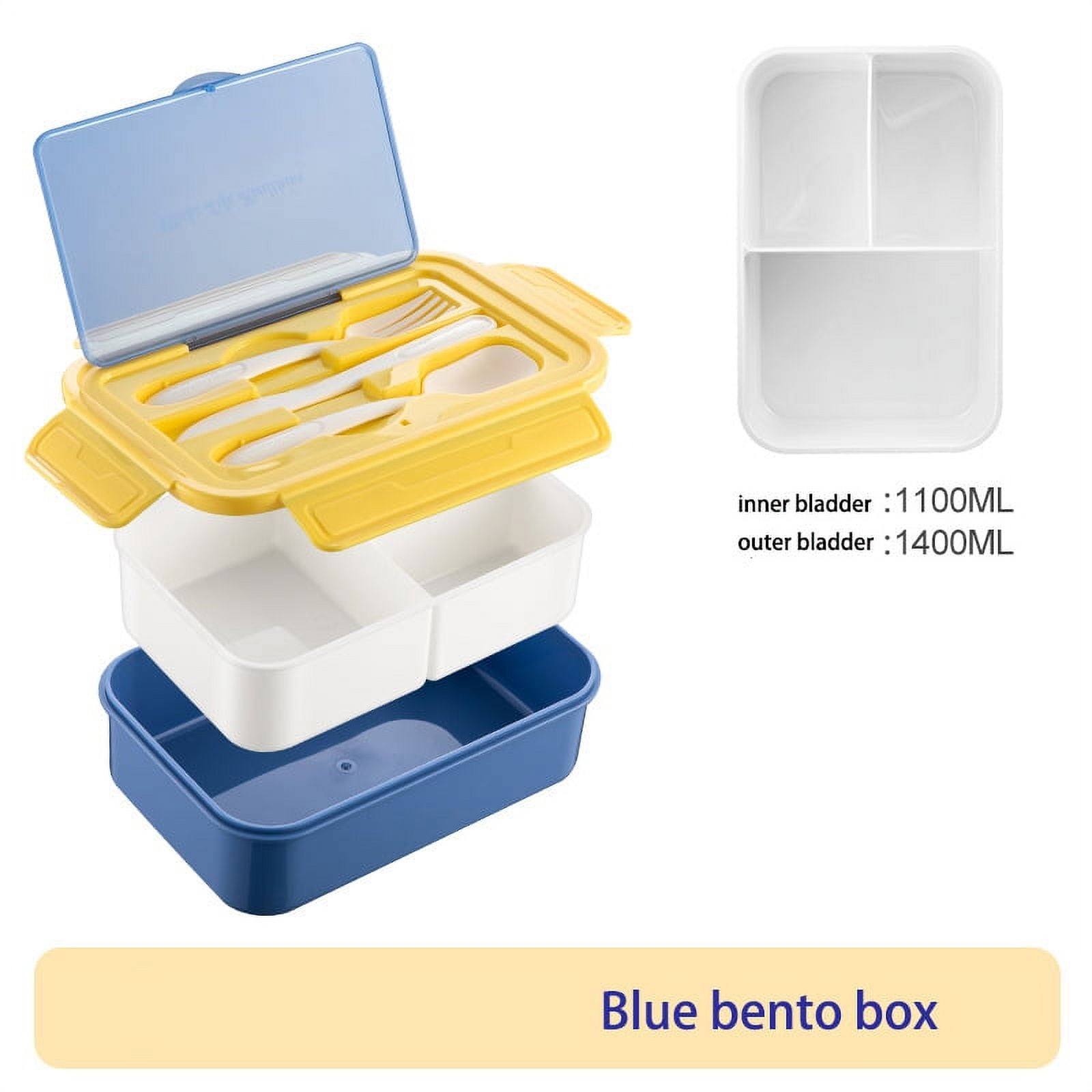 Comprar PDTO Bento Lunch Box 3 Compartimentos para Niños Adultos Snack Food  Storage Containers Box