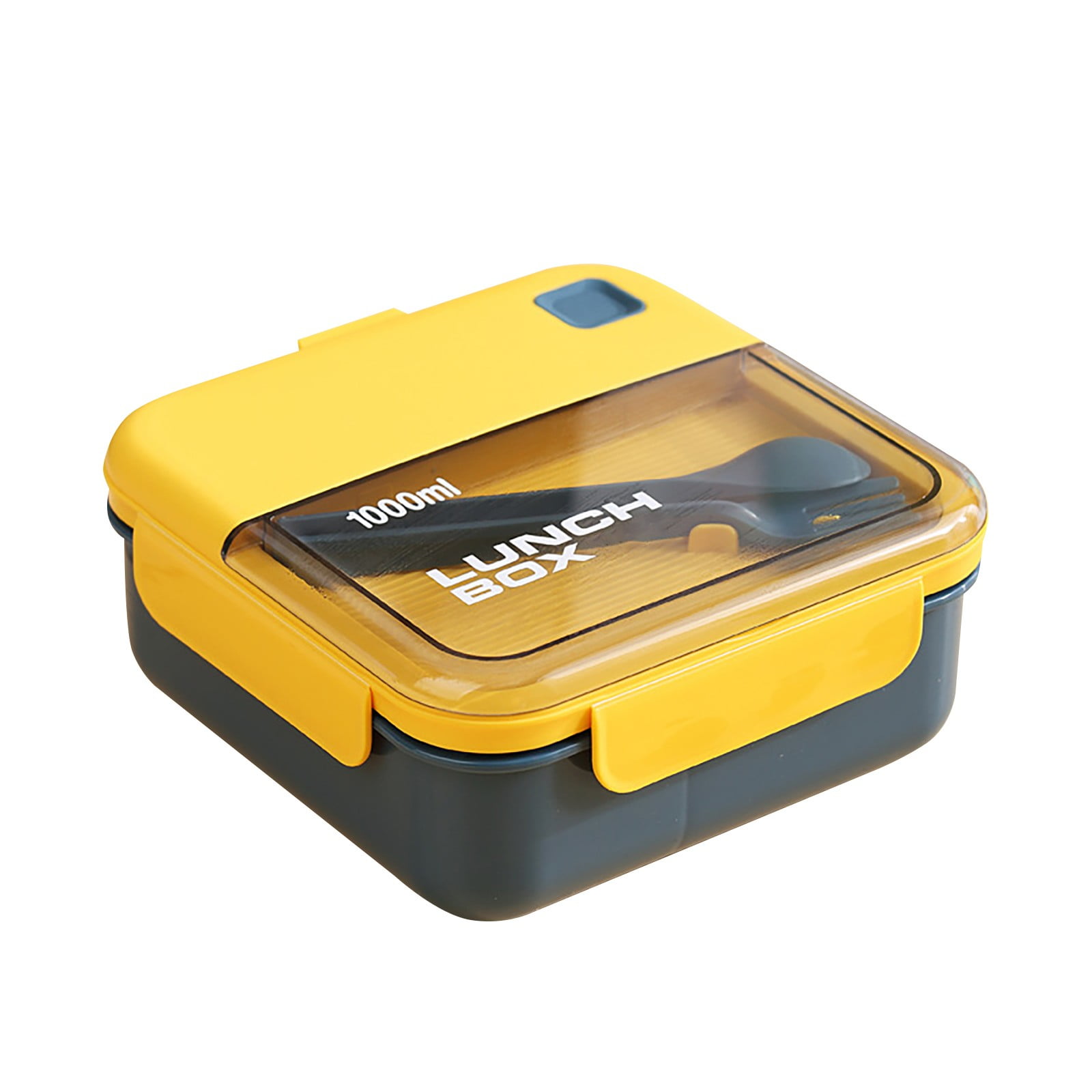 Bento Lunch Box Reusable 2 Compartment Food Container For School Work