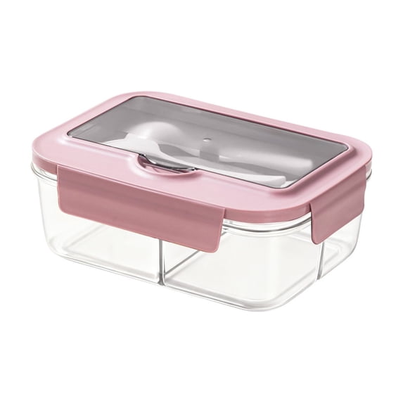 Bento Lunch Box for Adults - Insulated Compartmented Container with Cutlery, 1400 ml, BPA-Free, Microwave & Dishwasher Safe