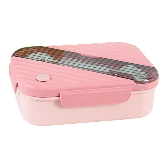 Bento Lunch Container for Kids 1250 ml Drip Proof Microwaveable Kitchen Items Grade Polymer Container with Multi Compartment Style Concept 9.06 in x 6.30 in x 2.76 in