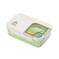 Bento Lunch Reusable 3 Compartment Food Container For School Work