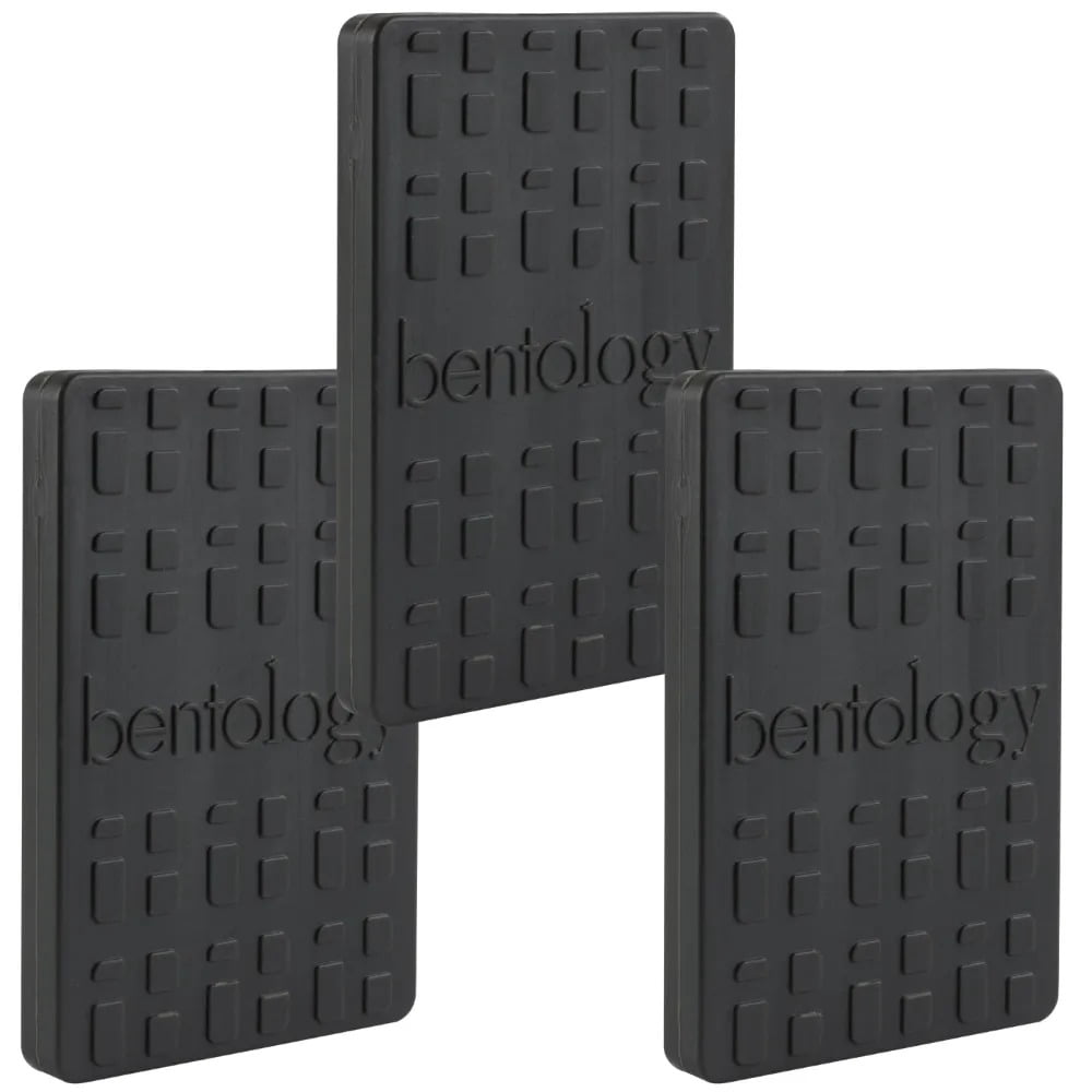 Bentology Slim Hard Ice Packs, 3 Pack, Reusable Charcoal Freezer Packs ...
