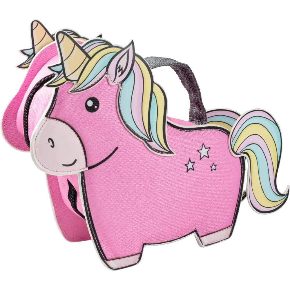 Bentology Insulated Kids Lunch Box- Unicorn - Lunch Box Tote Keeps Food Hot or Cold For Hours- Reusable Bag Fits Ice Packs, Nesting Bento Containers, Thermoses Easily!