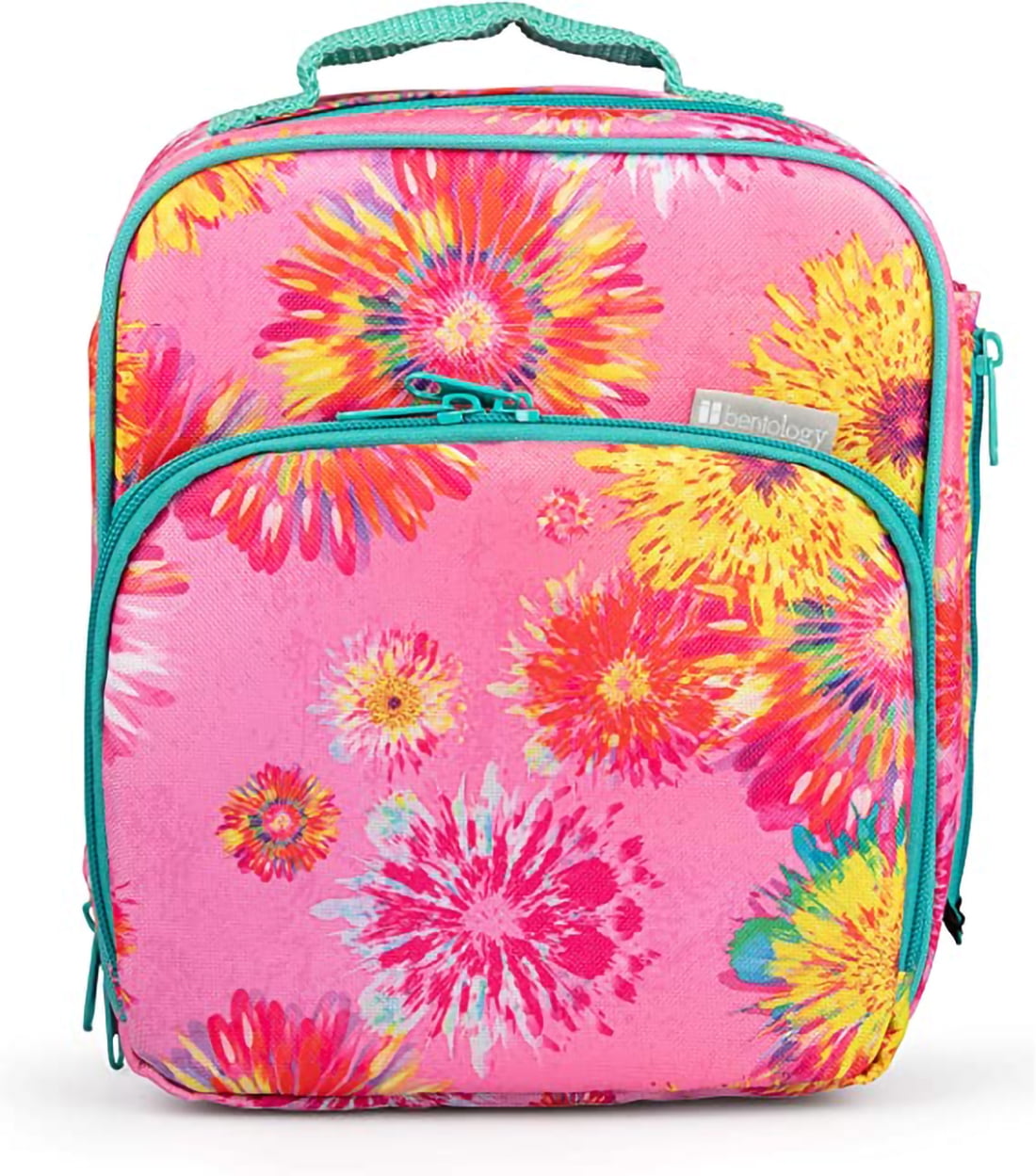 Bentology Insulated Lunch Box w Snack Pocket and Water Bottle Holder