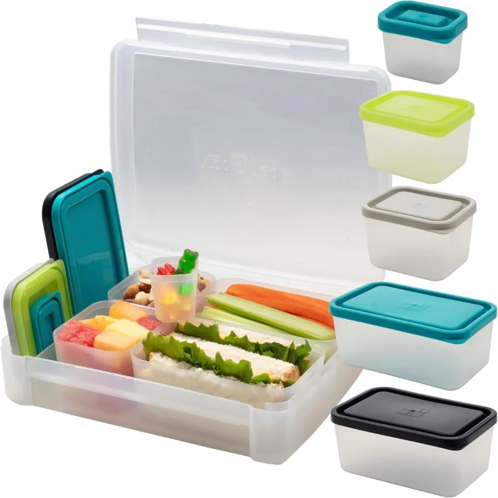 Bentology Leak-proof Bento Lunch Box with 5 Removable Containers