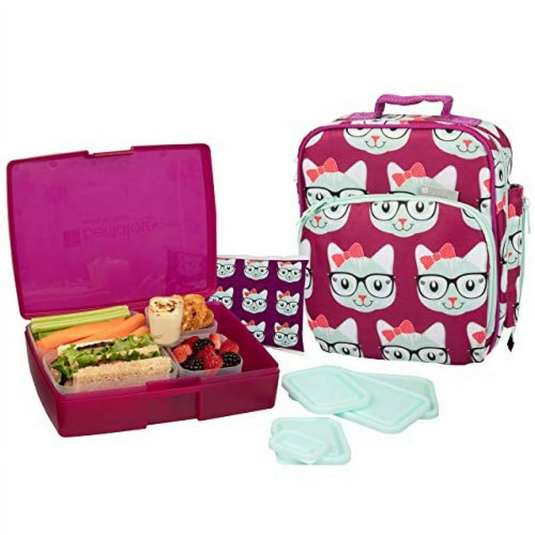 Bentology Lunch Box Set for Kids - Girls Insulated Lunchbox Tote, Wate –  SHANULKA Home Decor