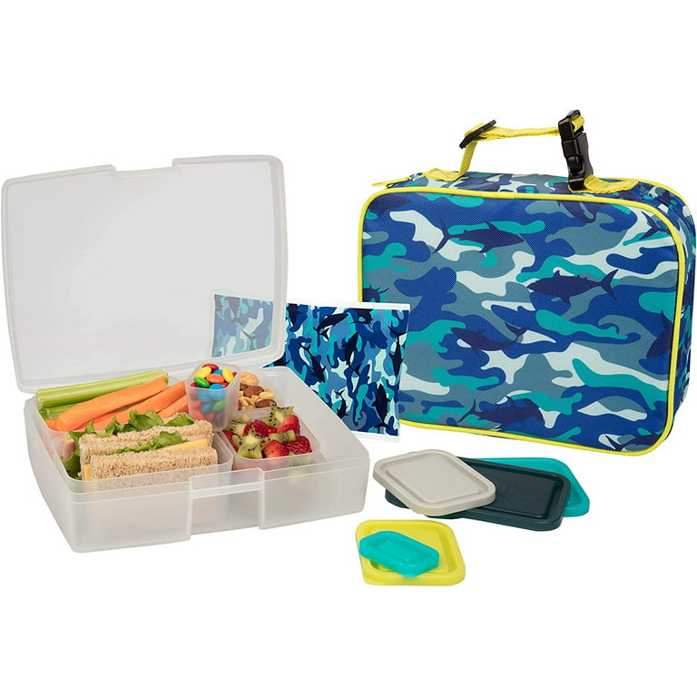 https://i5.walmartimages.com/seo/Bentology-Lunch-Bag-and-Box-Set-for-Kids-Boys-Insulated-Lunchbox-Tote-Bento-Box-5-Containers-and-Ice-Pack-9-Pieces-Shark-Camo_9387532a-ae37-4cec-a87f-1e30f7391f3d.f7b377e8b4556681e01685ed73ca37dd.jpeg?odnHeight=768&odnWidth=768&odnBg=FFFFFF