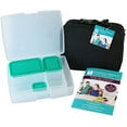 thumbnail image 1 of Bentology Lunch Bag with Bento Box - Includes Insulated Lunch Box Tote, 5 Portion Control Containers and Portion Control Guide, 1 of 3
