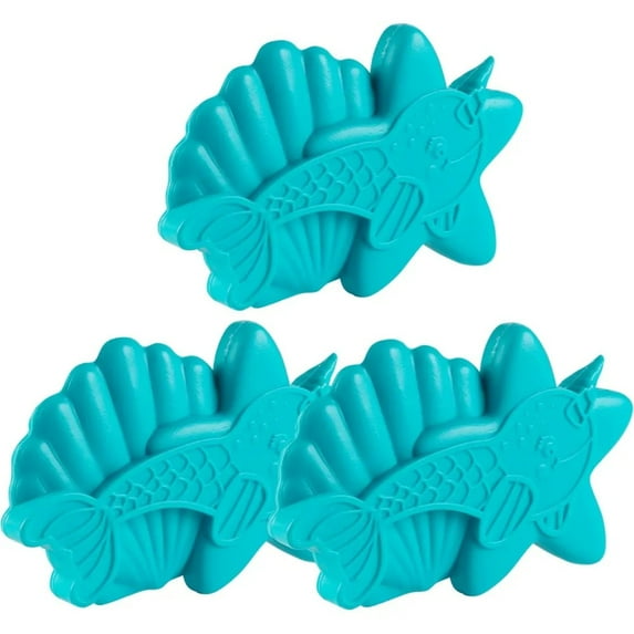 Bentology Narwhal Reusable Hard Ice Pack- Set of 3- Fits Easily Inside Kids Lunch Box, Bento, Insulated Cooler Bag- Long Lasting Slim, Space Saving- Cool Freezer Packs Keep Food Cold For Hours