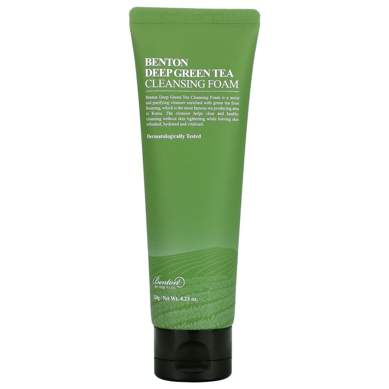 Benton Deep Green Tea Cleansing Foam, 4 ...