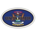 Benton Harbor City Michigan State Flag MI Flag Berrien County Oval