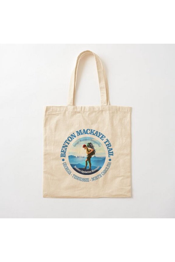 Benton Mackaye Trail C Canvas Tote Bags, Reusable Shopping Bag