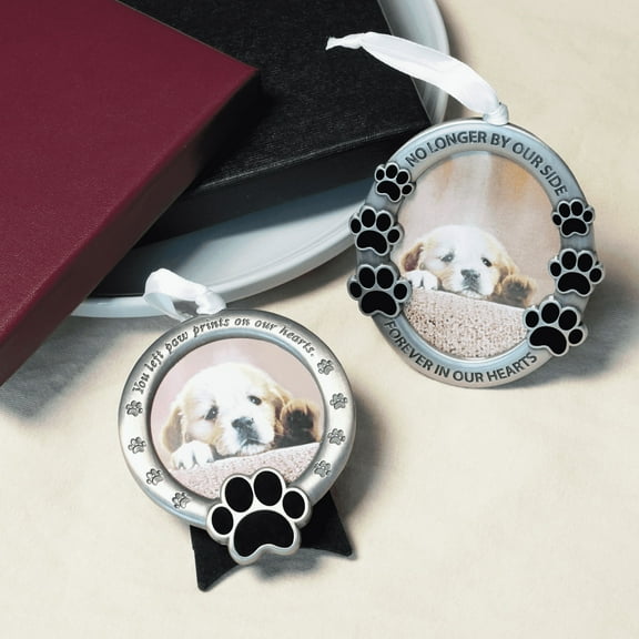 Benton Pet Memorial Ornament Frame, Hanging Decoration, Dog Lover Gift, 2 for Set