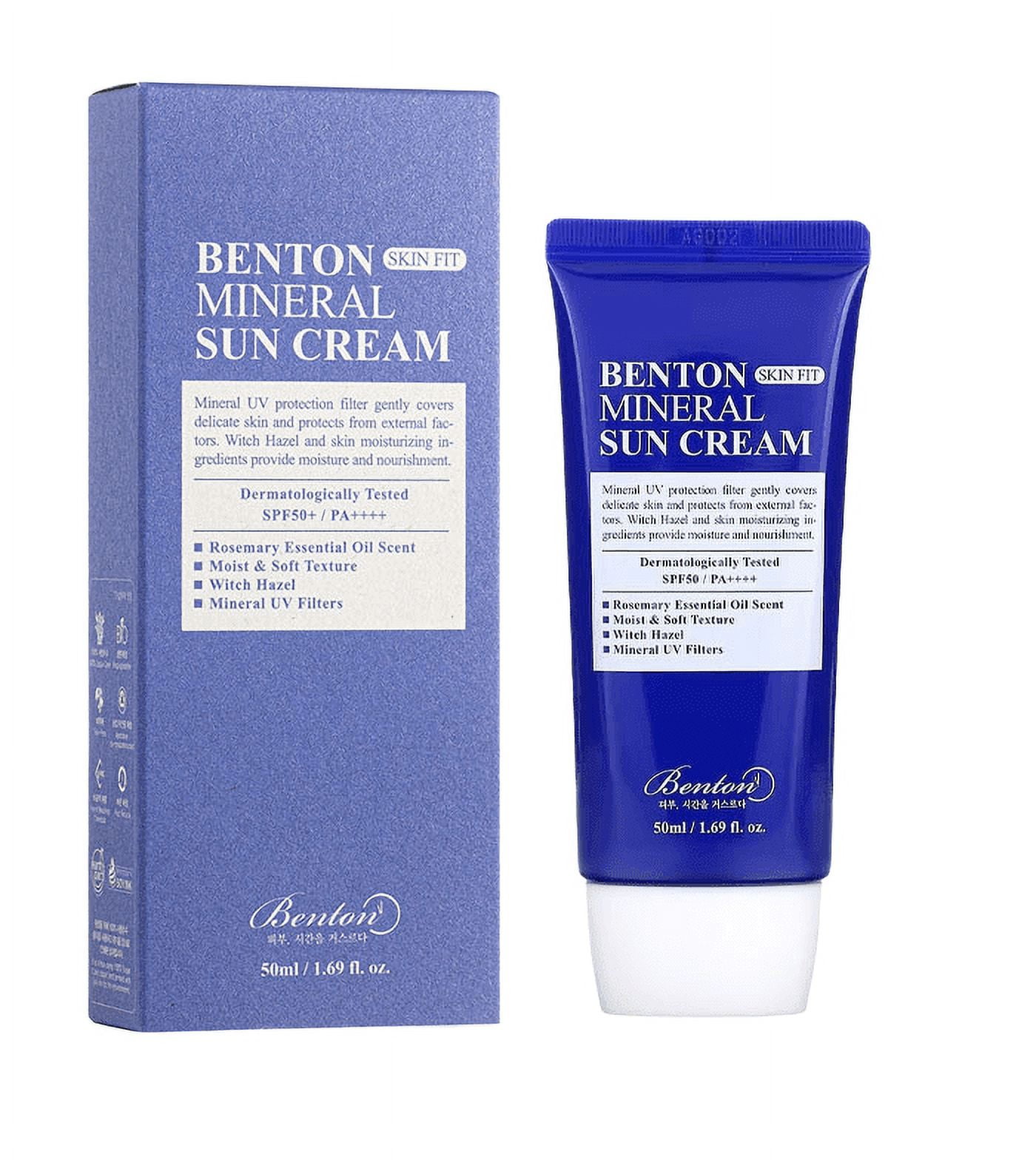 Benton Skin Fit Mineral Sun Cream, SPF 50/PA++++, 1.69 fl oz (50 ml)
