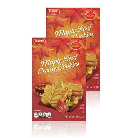 Benton's Cookies (Pack of 2, Maple Leaf Creme)