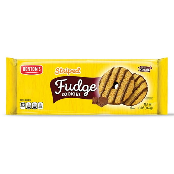 Benton's Fudge Striped Shortbread Cookies, 13 oz