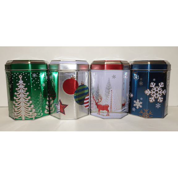 Benton's Limit Edition Music Tin with Sugar Cookies 6.17oz 175g (4 Tins)