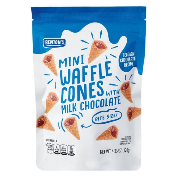 Benton's Mini Waffle Cones - Milk Chocolate - 4.23 oz - (Pack of 2)