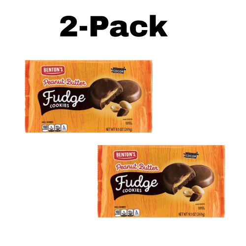 Benton's Peanut Butter Fudge Cookies 2-Pack 9.5 oz