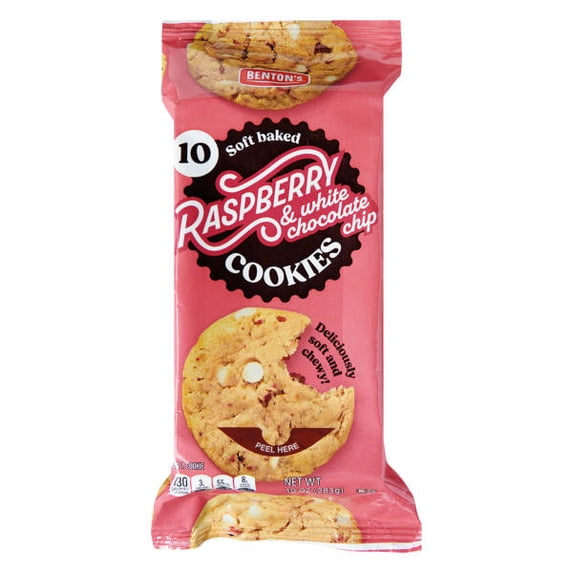 Benton's Raspberry Soft Baked Cookie - 10 oz - (Pack of 2)
